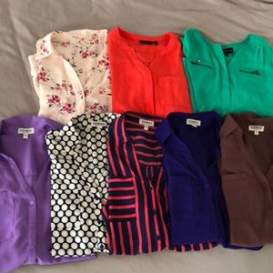 Women’s Blouses Mixed Bundle (8 Blouses)